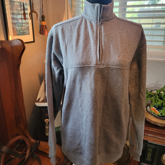 Columbia Women's Gray Half-Zip Sweatshirt - Picture 1 of 5